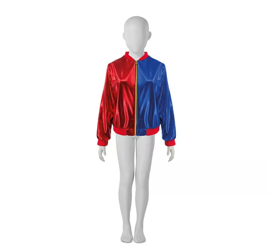 Cazadora Bomber de Payasa Villana para niña