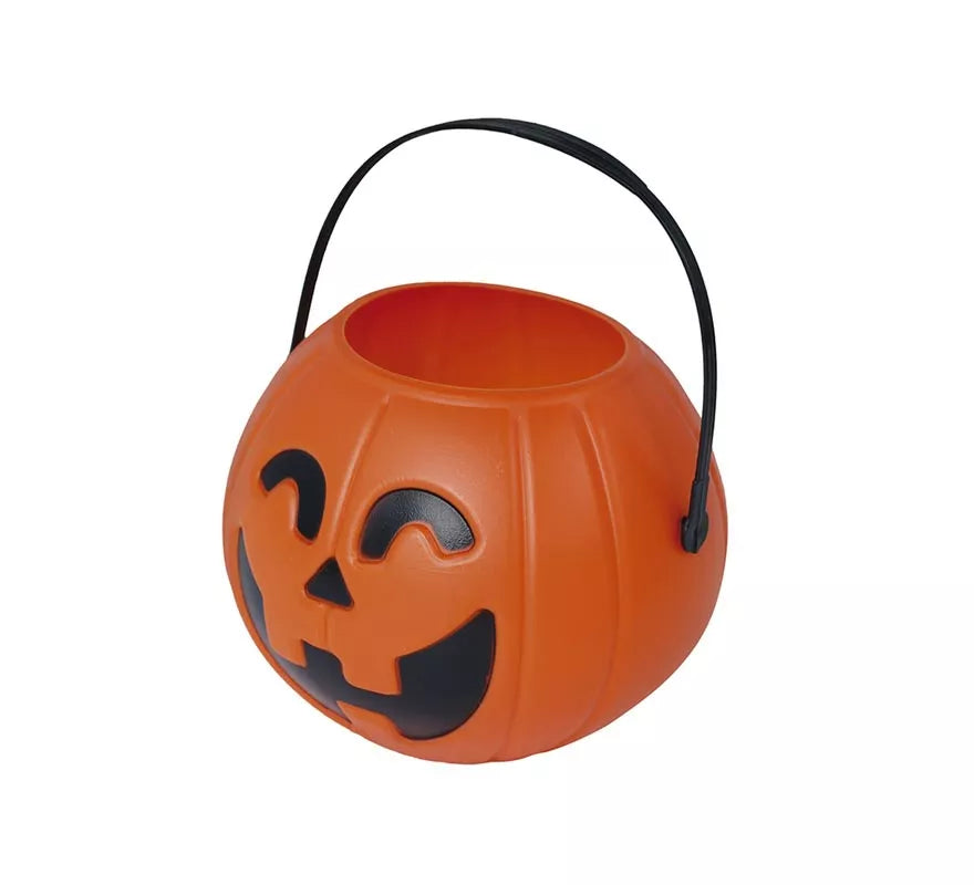 Translation missing: de.Cesta Calabaza 11 cm de plástico para Halloween