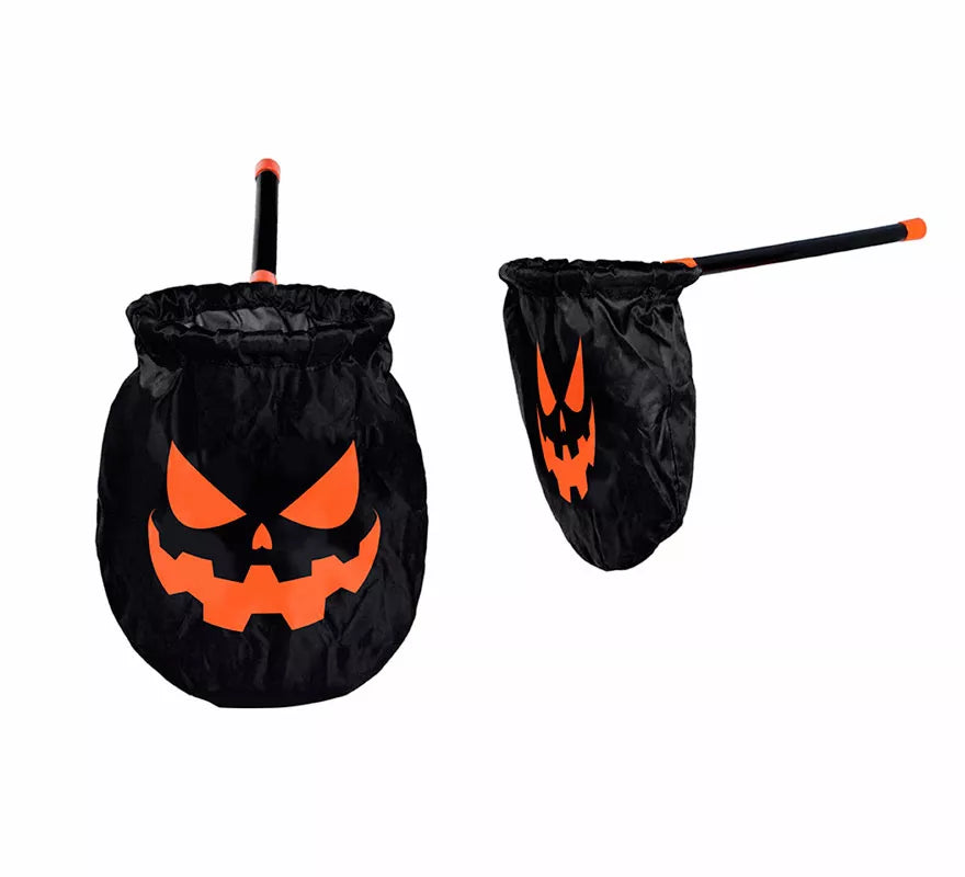 Translation missing: de.Cesta de Calabaza negra con Palo de 50 cm