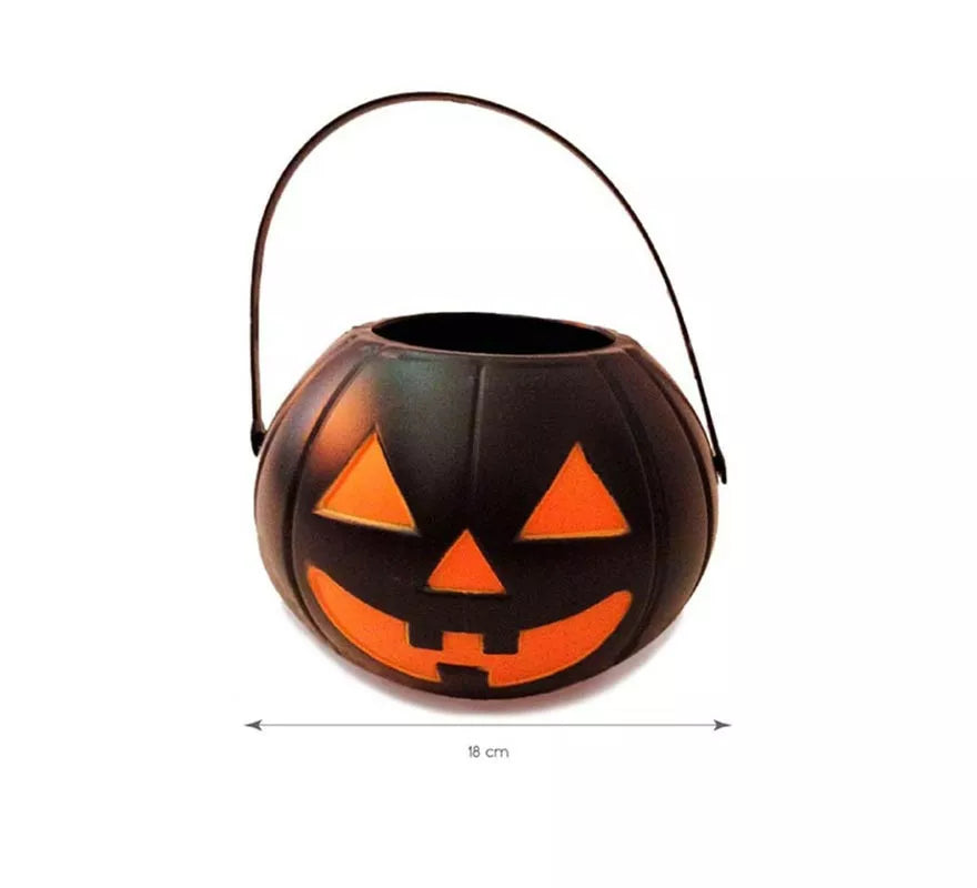 Translation missing: de.Cesta de Calabaza negra sin tapa de 18 cm