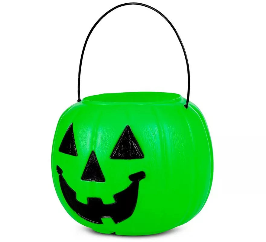 Translation missing: de.Cesta de Calabaza verde con asa de 21,6x21,6x30,5 cm