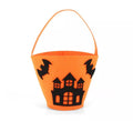 Cesta para dulces Casa embrujada de fieltro de 14,5x10 cm