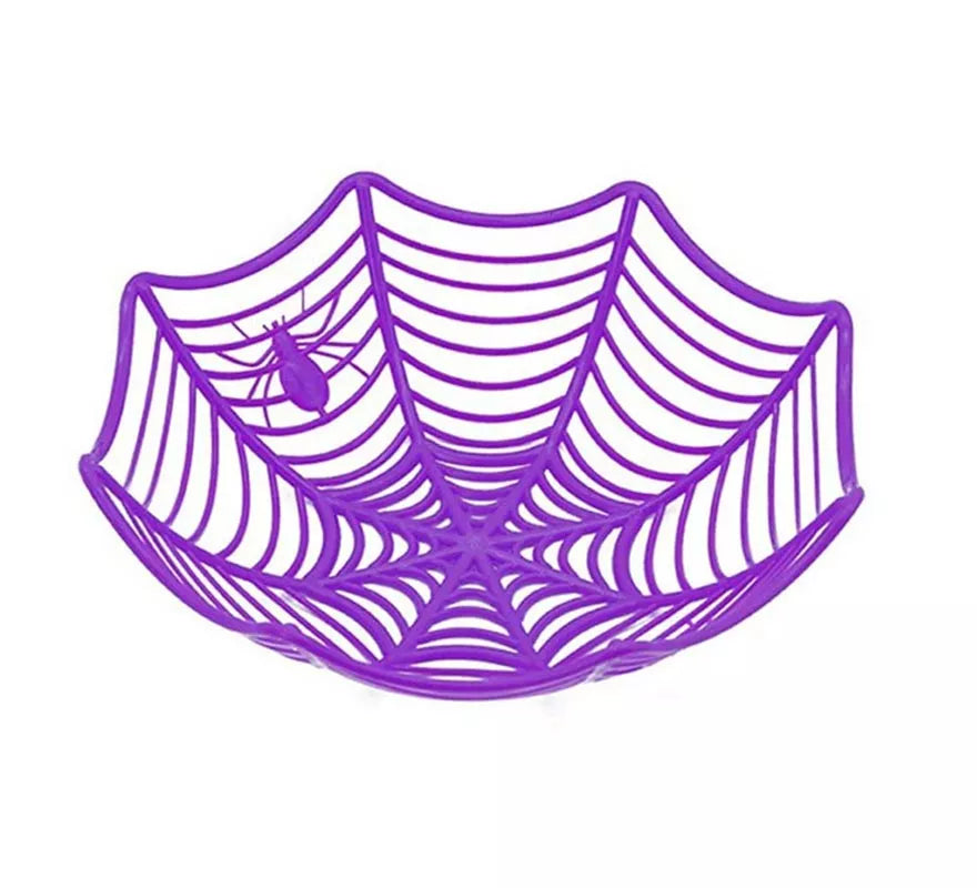 Cesta Telaraña Halloween en varios colores