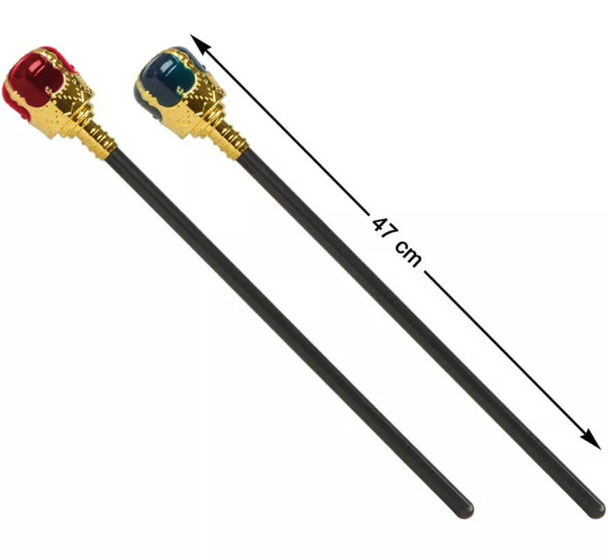 Translation missing: de.Cetro de Rey en 2 colores surtidos 47 cm