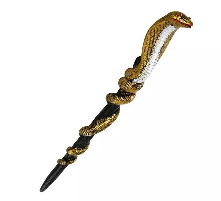 Cetro Egipcio Cobra dorada de 69 cm