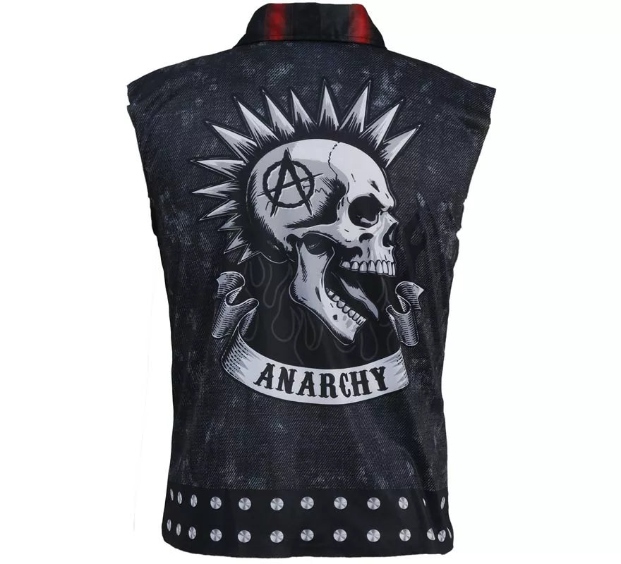 Translation missing: de.Chaleco Anarchy Punk para hombre