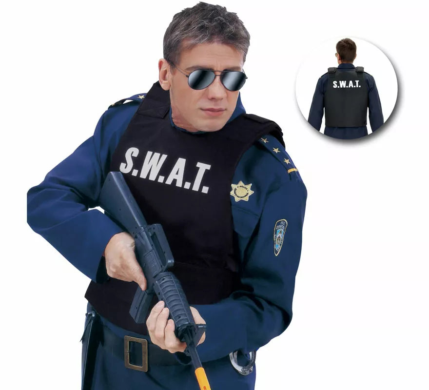 Chaleco Antibalas de Policía SWAT para adultos