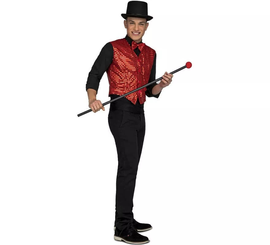 Translation missing: de.Chaleco con Pajarita Rojo para hombre