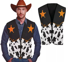 Sheriff-Cowboyweste für Erwachsene
