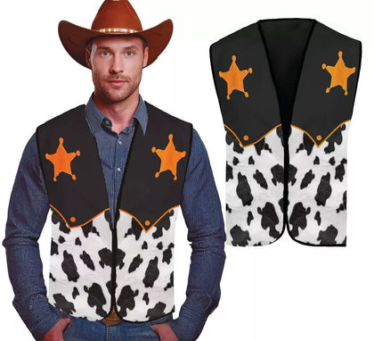 Chaleco Cowboy Sheriff para adultos
