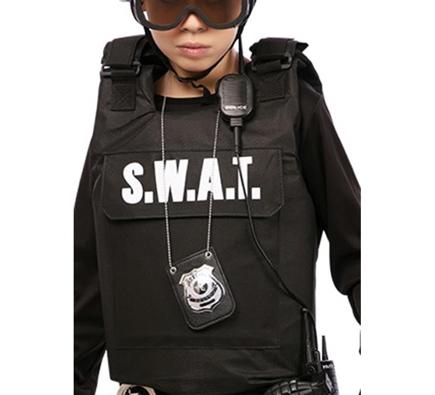 Translation missing: de.Chaleco de Agente S.W.A.T. para niño