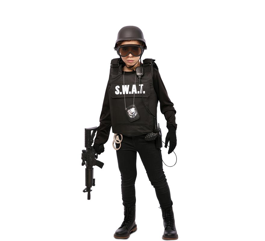 Translation missing: de.Chaleco de Agente S.W.A.T. para niño
