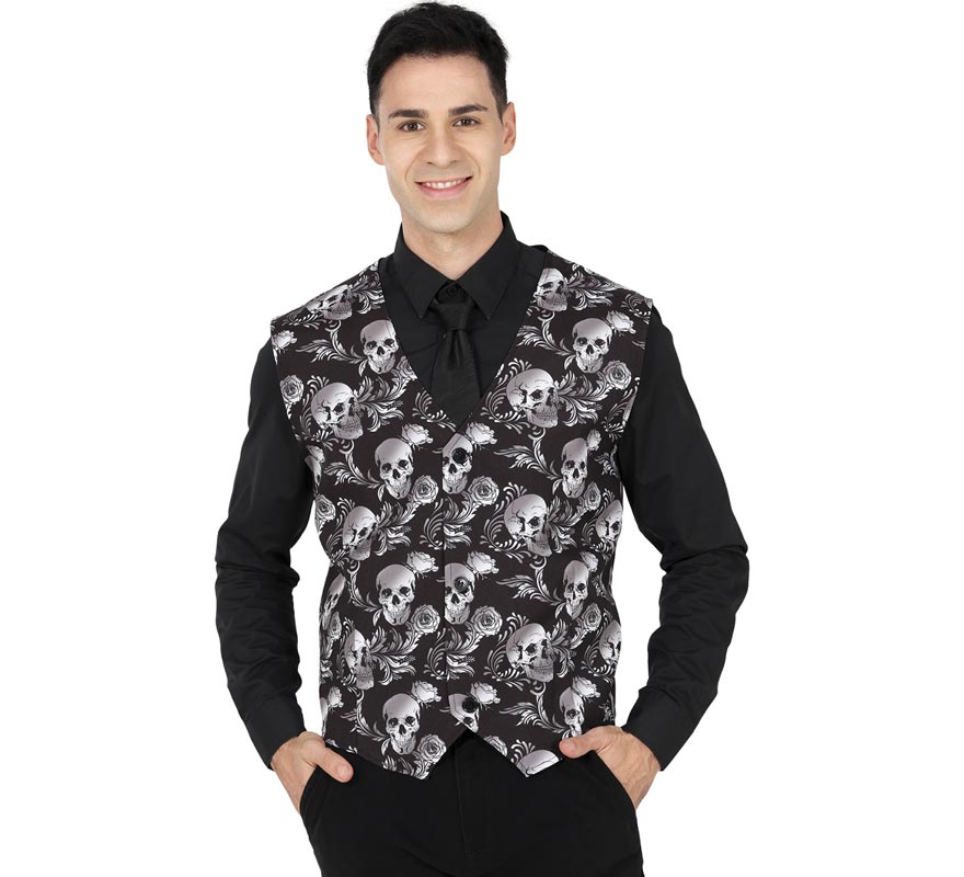 Translation missing: de.Chaleco de Calaveras para hombre
