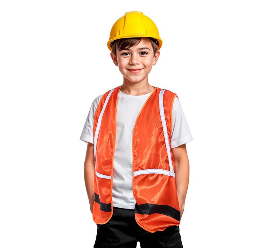 Translation missing: de.Chaleco de Obrero naranja infantil