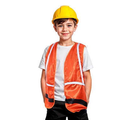 Chaleco de Obrero naranja infantil