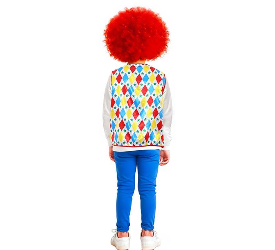 Translation missing: de.Chaleco de Payaso rombos y estrellas infantil