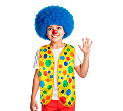 Mehrfarbige gepunktete Clown-Weste für Kinder