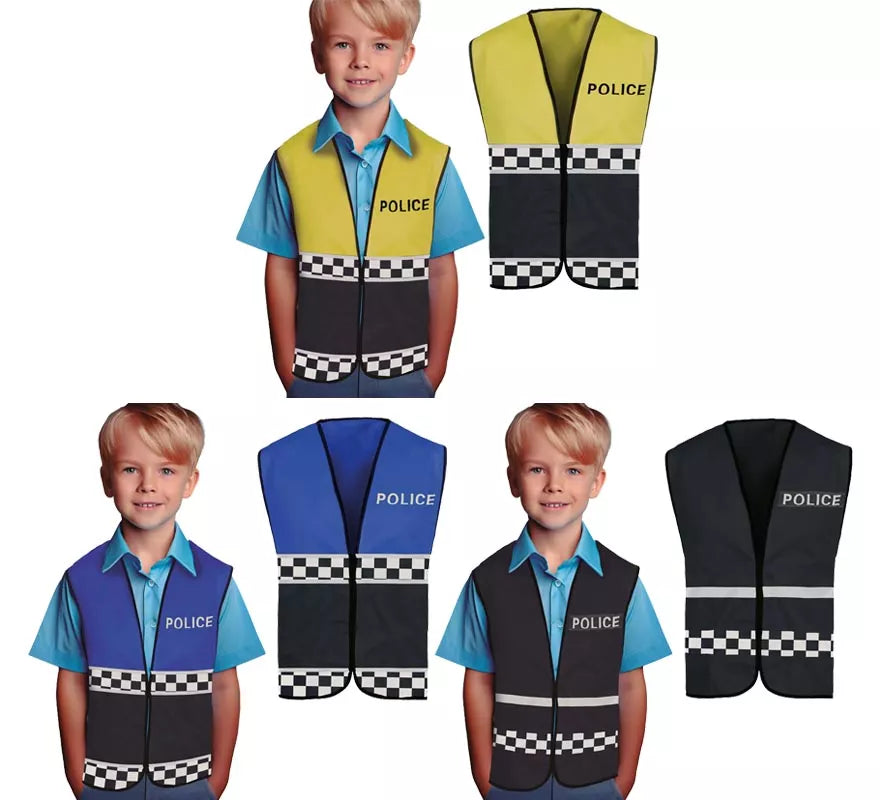 Translation missing: de.Chaleco de Policía para niños en varios colores