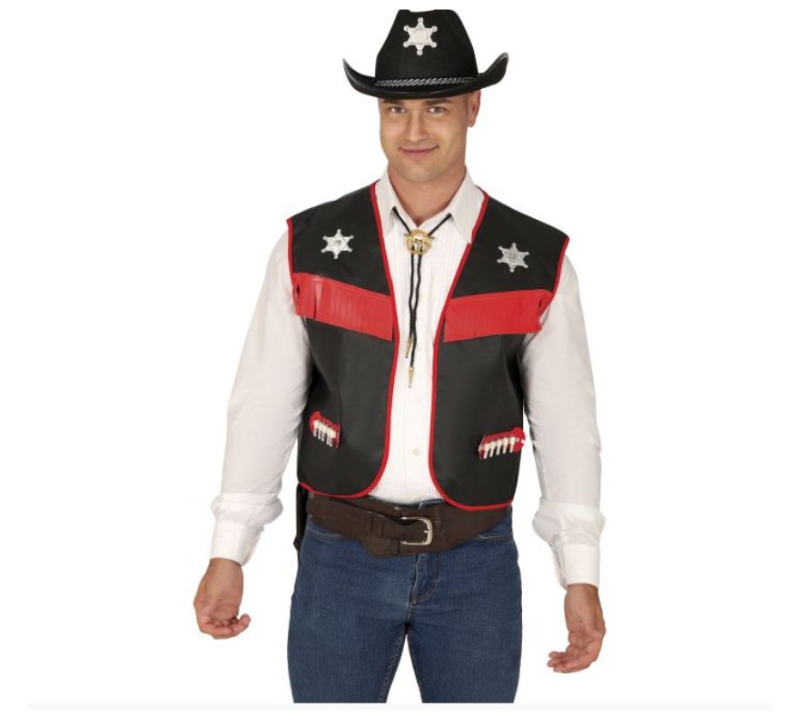 Translation missing: de.Chaleco de Vaquero para adulto 2 surtidos