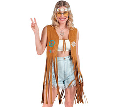 Hippie Peace Weste für Damen