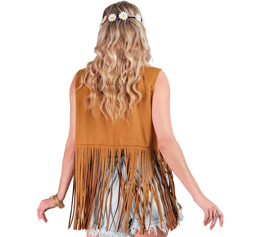 Translation missing: de.Chaleco Hippie marrón para mujer
