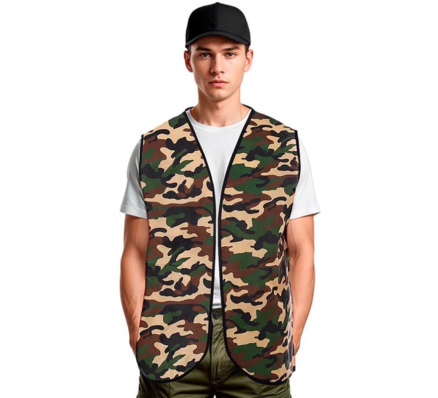 Translation missing: de.Chaleco Militar Camuflado adulto