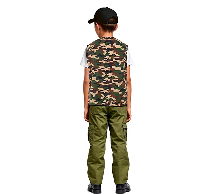 Translation missing: de.Chaleco Militar Camuflado infantil