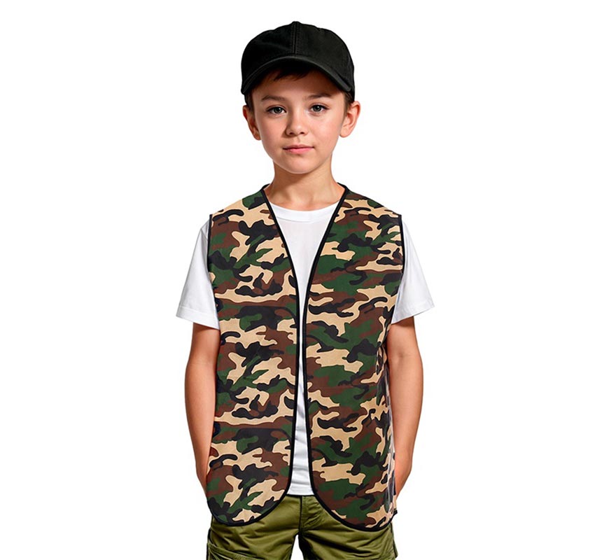 Translation missing: de.Chaleco Militar Camuflado infantil
