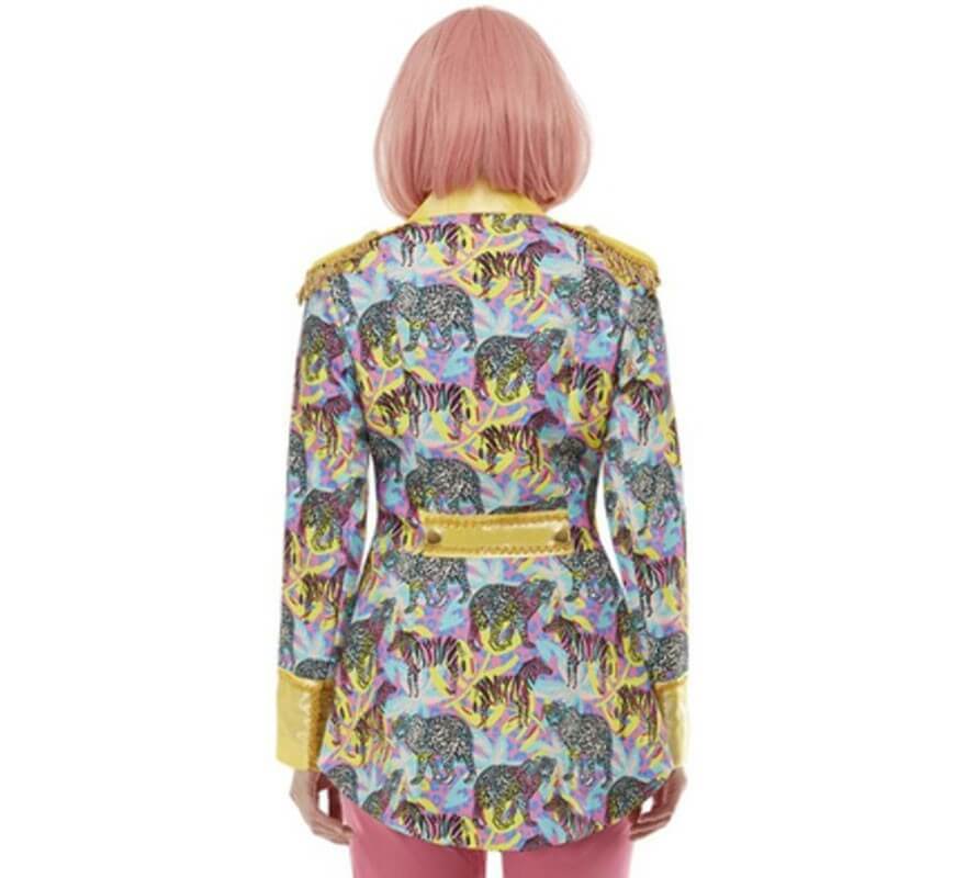 Translation missing: de.Chaqueta Años 70 Amarilla y Azul con detalles dorados para mujer