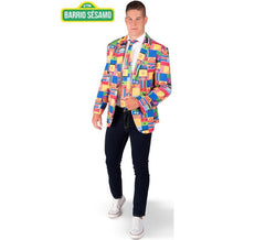 Mehrfarbige Sesamstraßenjacke für Herren
