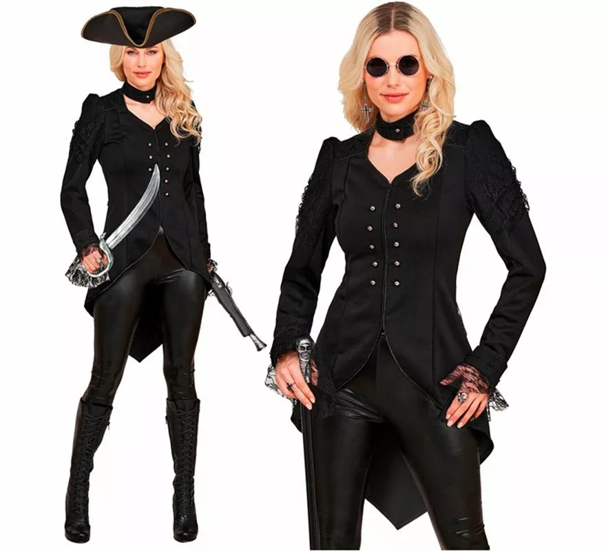 Translation missing: de.Chaqueta de Frac negra para mujer