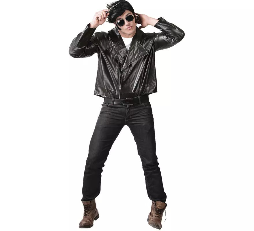 Translation missing: de.Chaqueta de Motorista o de Rockero negra para hombre
