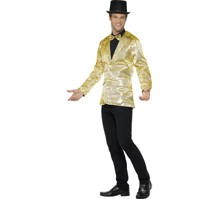 Translation missing: de.Chaqueta Dorada con Lentejuelas para hombre