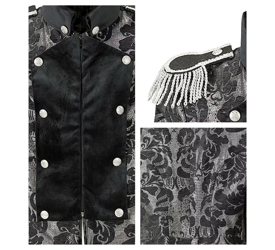 Translation missing: de.Chaqueta Jacquard época plateada para hombre
