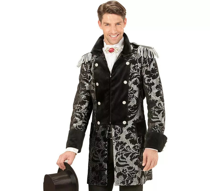 Translation missing: de.Chaqueta Jacquard época plateada para hombre