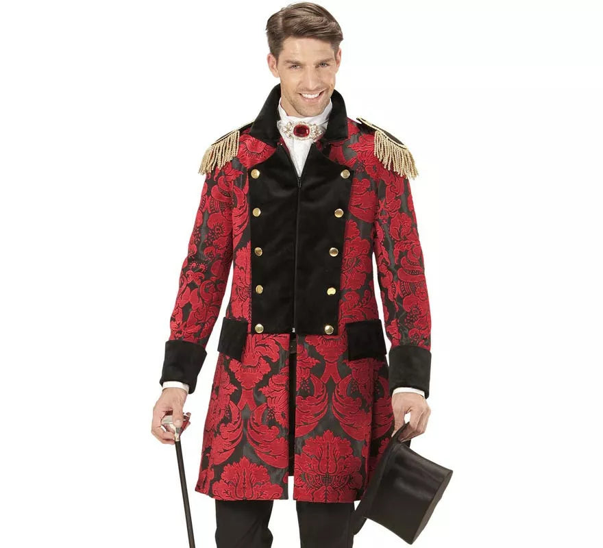 Translation missing: de.Chaqueta Jacquard época rojo para hombre