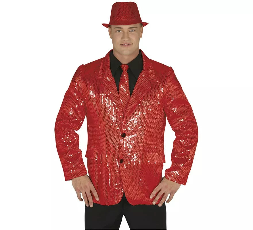 Translation missing: de.Chaqueta Lentejuelas Roja