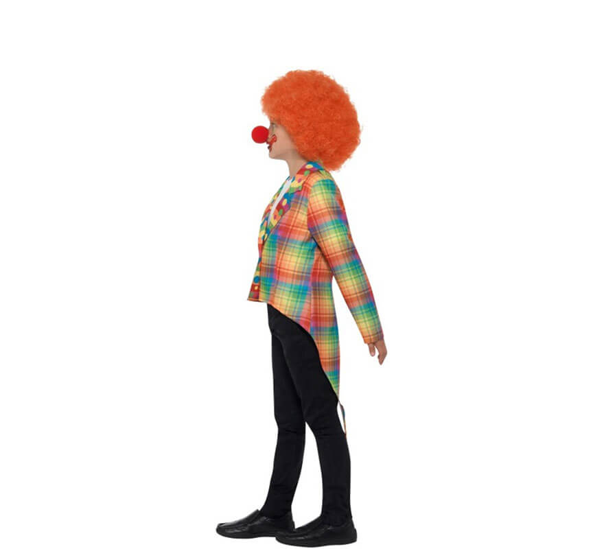 Translation missing: de.Chaqueta o Frac Multicolor a cuadros de Payaso para niña