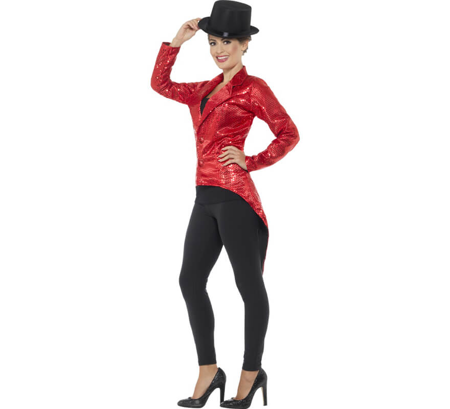 Translation missing: de.Chaqueta Roja con lentejuelas para mujer