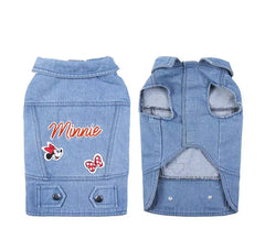 Minnie Mouse Jeansjacke für Hunde
