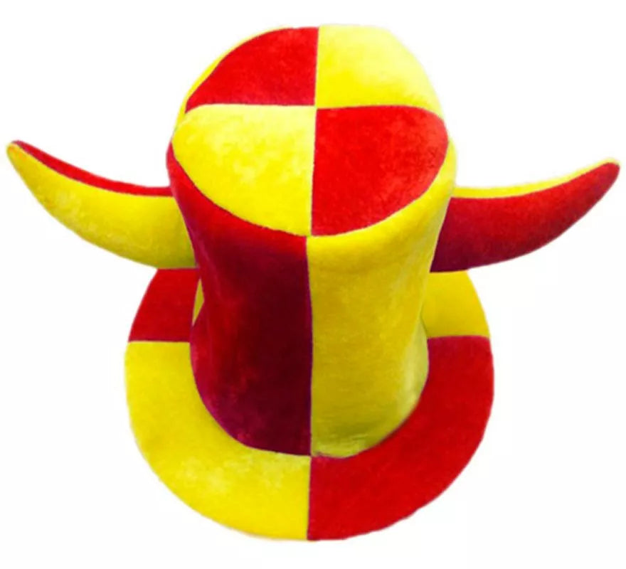 Translation missing: de.Chistera con Cuernos con los colores de España