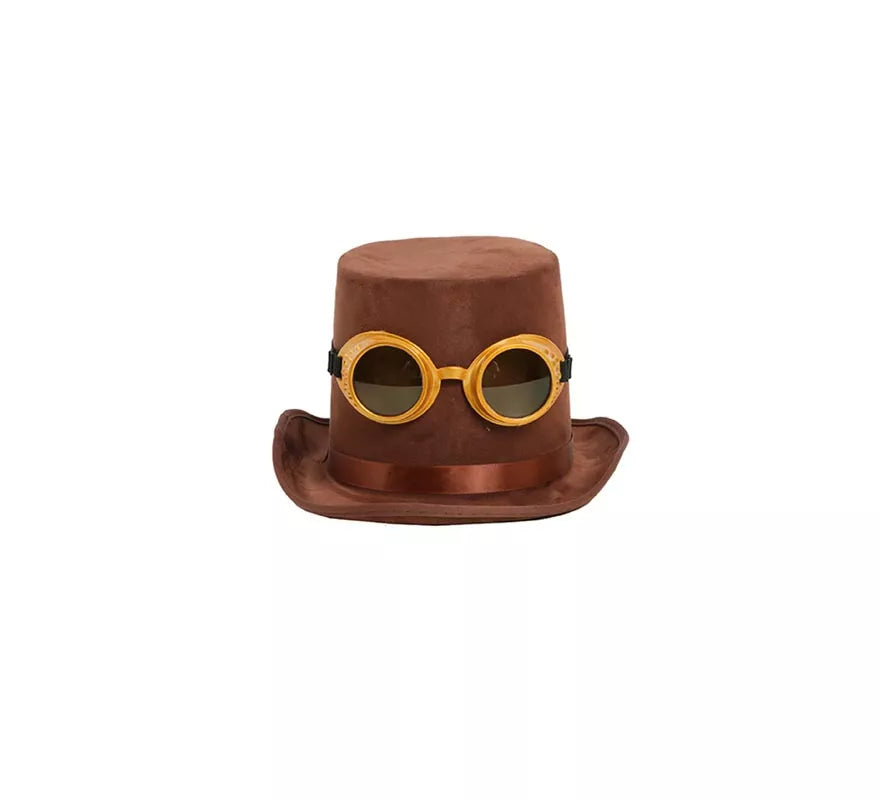 Translation missing: de.Chistera de Fieltro marrón con Gafas