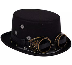 Steampunk-Hut mit Brille