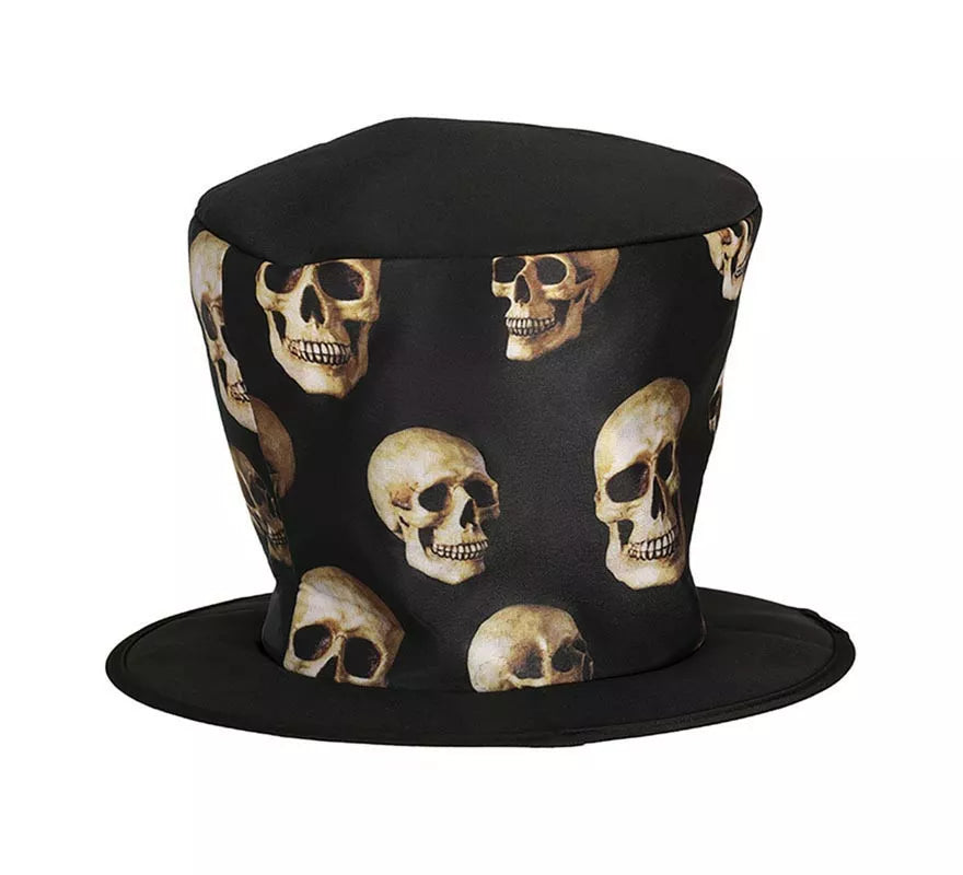Translation missing: de.Chistera negra con Calaveras Terroríficas