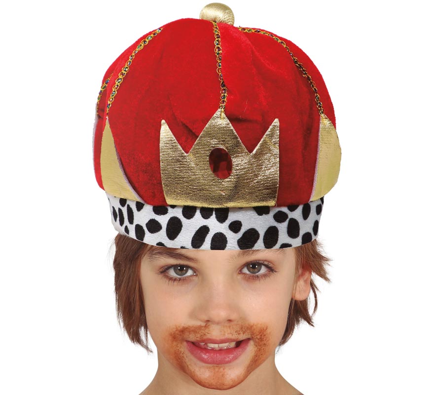 Chistera o sombrero de copa de Payaso naranja y rosa