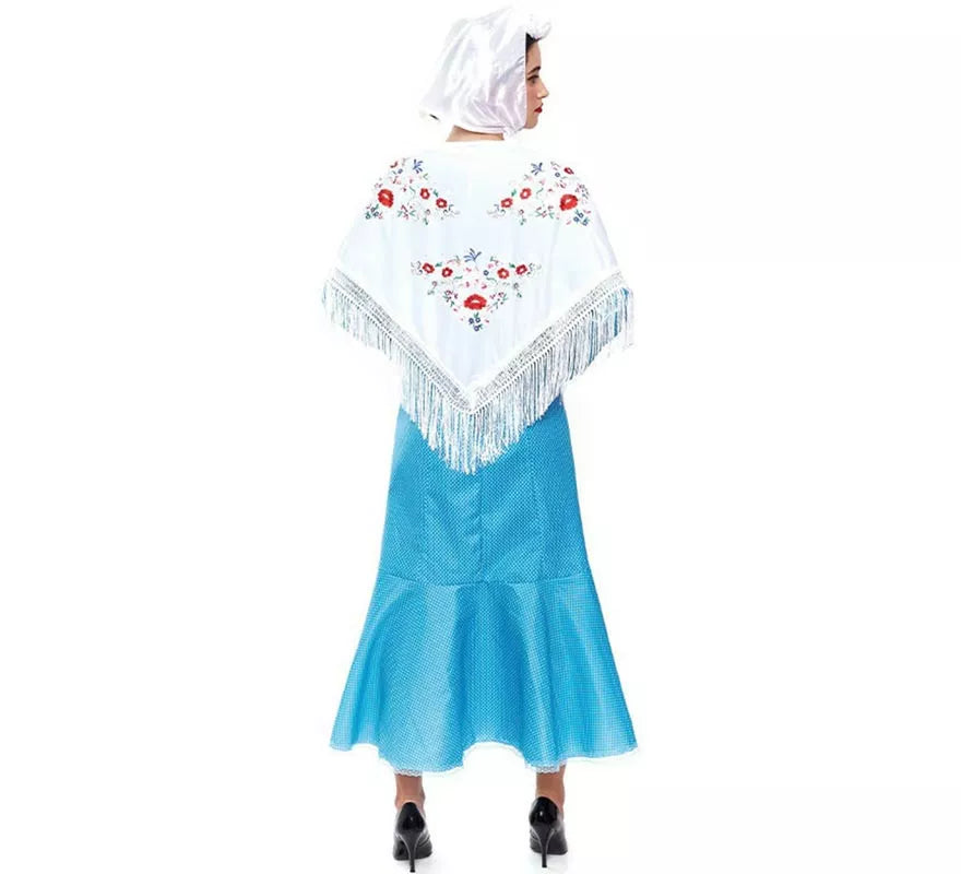 Chulapa azul para mujer