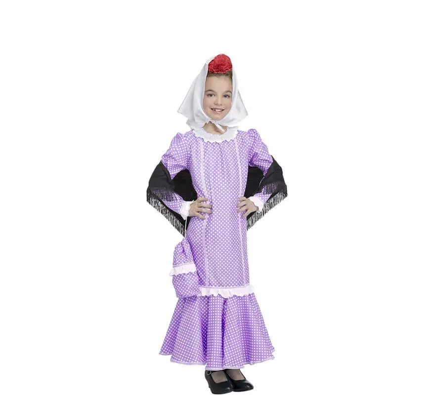 Translation missing: de.Chulapa Lila para niña y bebé
