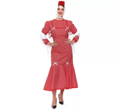 Rotes Chulapa-Kostüm für Damen