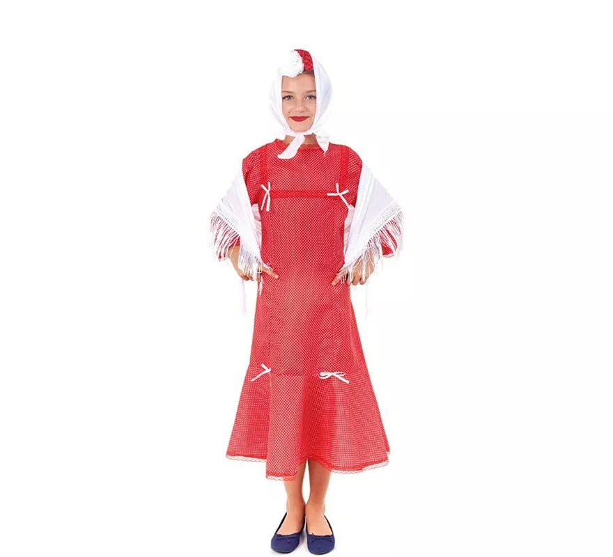 Chulapa rojo para niña