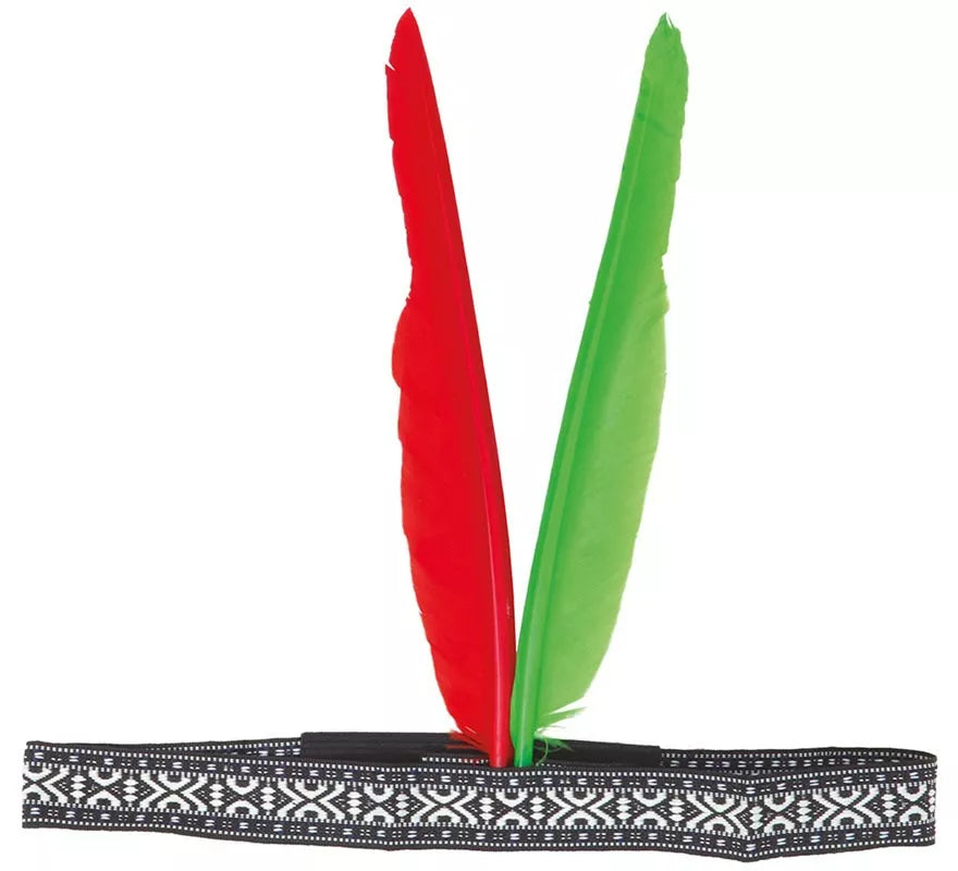 Translation missing: de.Cinta de Indio con plumas